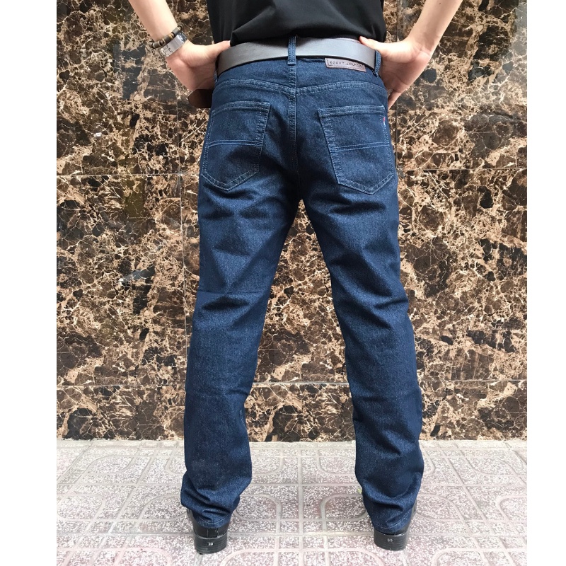 Quần jean nam ống suông co dãn, quần bò nam ống rộng co dãn chính hãng | BigBuy360 - bigbuy360.vn