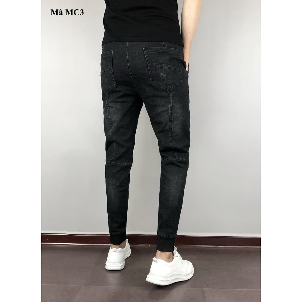 Quần jean nam vải jeans bò bạc co dãn, dày dặn form slimfit hot 2021 - MC3