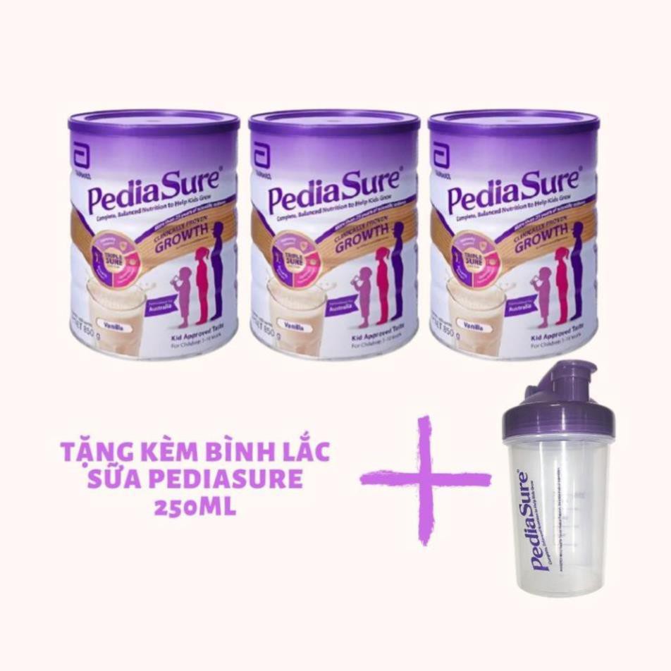 Combo 3 Sữa Bột Pediasure Complete Balanced Nutrition Vanilla 850g Úc