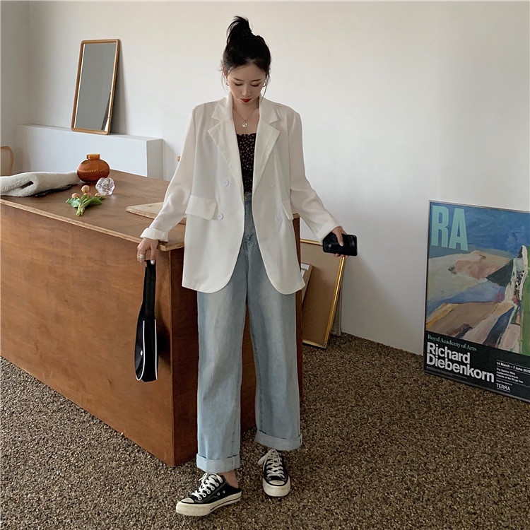 NZN Áo khoác vest  tay dài thời trang thanh lịch cho nữ