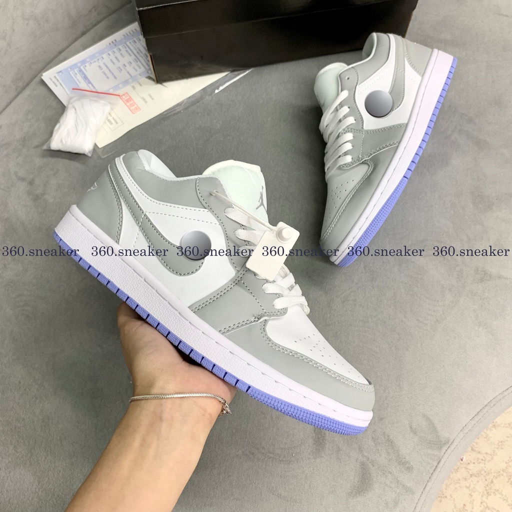 GIÀY THỂ THAO XÁM ĐẾ XANH THẤP ⚡CHUẨN 1:1⚡,GIÀY SNEAKER NAM NỮ