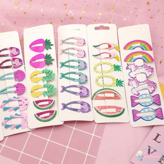 Set 3 kẹp tóc cho bé mẫu hoa quả