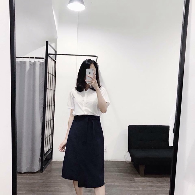 2021 Chân váy công sở dáng chữ A thiết kế thanh lịch đủ size , đủ màu chân váy nữ đẹp MA03