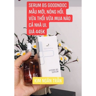 Serum B5 GoodnDoc giúp dưỡng ẩm, se khít lỗ chân lông, chống lão hóa da