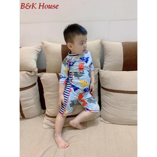Đồ bơi bé trai liền mảnh + nón