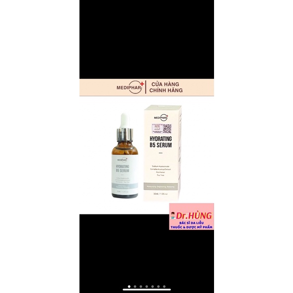 ✅(CHÍNH HÃNG) Serum Dưỡng B5 Mediphar Cấp Ẩm, Phục Hồi Trắng Sáng Da 30ml