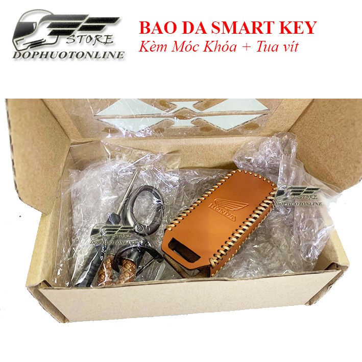 Bao Da Smartkey Kèm Móc Khóa Cho SH, LEAD, AIR BLADE, VARIO <DPOL>