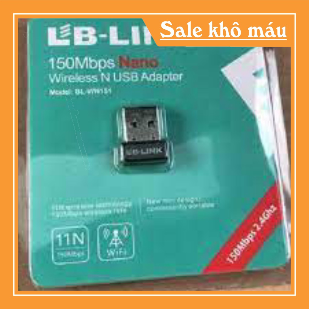 Bộ thu wifi usb giá rẻ (Xả Kho) USB THU WIFI LBLINK 151  ĐẢM BẢO CHẤT LƯỢNG.UWLL .c | BigBuy360 - bigbuy360.vn