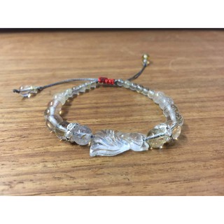 VÒNG TAY HANDMADE MẶT HỒ LY
