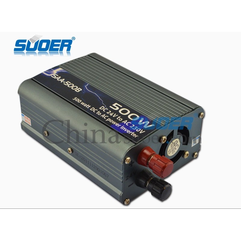 Bộ đổi điện 500W 24V Sang 220V . SUOER SAA 500B