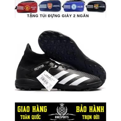 (HÀNG THAILAND) GIÀY BÓNG ĐÁ SÂN CỎ NHÂN TẠO 𝗔𝗱𝗶𝗱𝗮𝘀 Predator 20.3 cổ thun đen.TF.CAM KẾT Y HÌNH-CAM KẾT HÀNG *^ ^ *