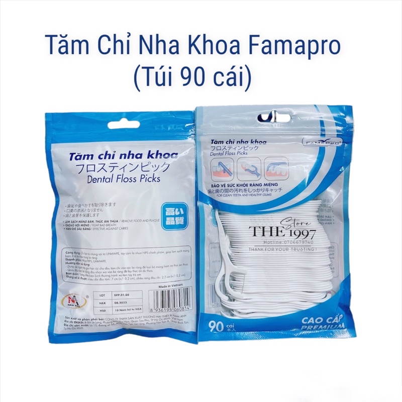 Tăm chỉ nha khoa Famapro cao cấp  bảo vệ sức khoẻ răng miệng