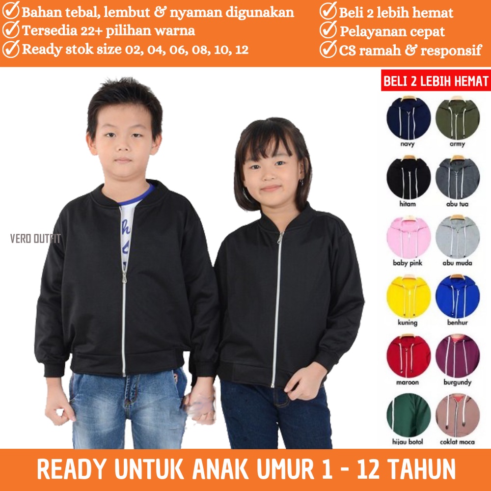 Áo Khoác Hoodie Có Khóa Kéo Màu Đen Hàng Nhập Khẩu Mới Nhất Cho Bé Trai Gái 6 Tháng 1 2 3 4 5 6 7 8 9 10 11 12 Tuổi