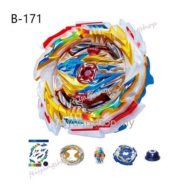 Bộ Đồ Chơi Beyblade Burs Gt B-173 Infinite Achilles Dm '1B B-172 World Spriggan B-171 Tempest Dragon B-167 Sparking