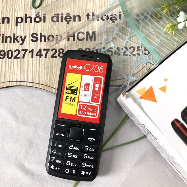 Điện thoại Mobell C206 mới 100% full box  ( Hàng chính hãng) Ảnh thật + Video | BigBuy360 - bigbuy360.vn