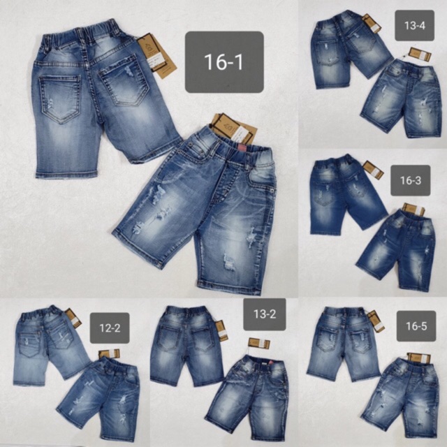 Quần Jeans Lửng Ôm bé trai