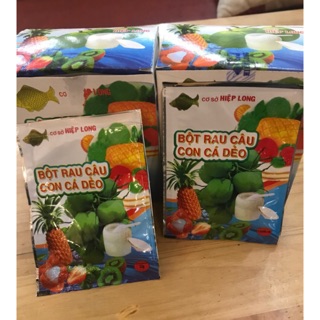 Bột thạch rau câu con cá dẻo Hiệp Long 12gam