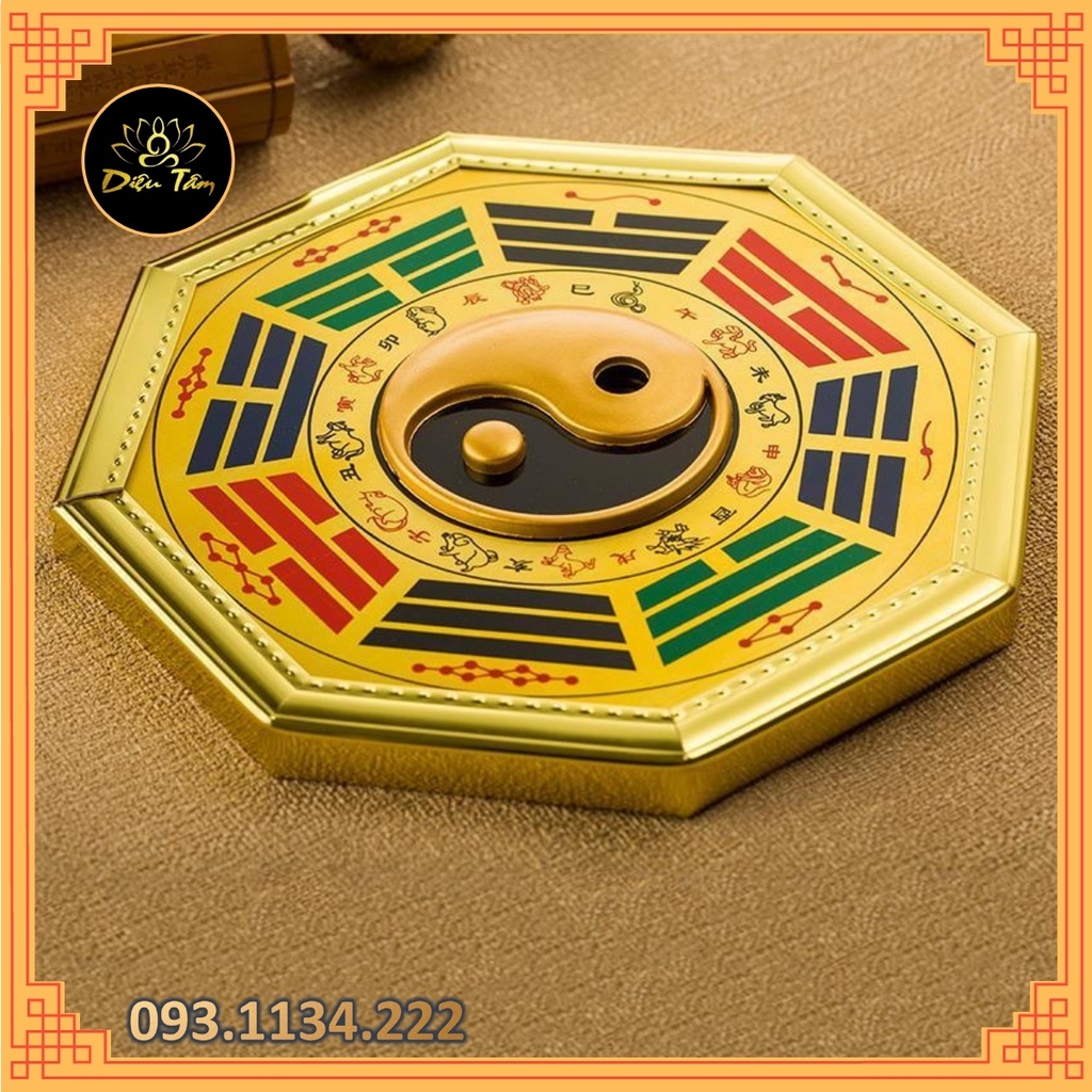 Gương bát quái âm dương xua đuổi tà ma