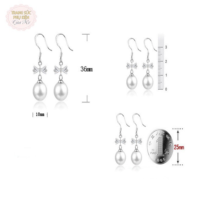 Bông tai nữ mẫu mới HT101 xinh xắn