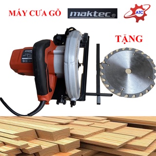 Máy cưa gỗ cầm tay Maktec tặng lưỡi cưa 180mm- Cưa đẩy chuyên dụng cho thợ mộc, thợ gỗ