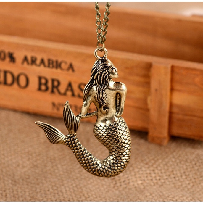 Dây chuyền nữ thời trang kiểu dáng nàng tiên cá phong cách âu mỹ