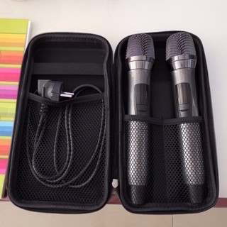 HỘP ĐỰNG 2 MIC ĐEN TRƠN