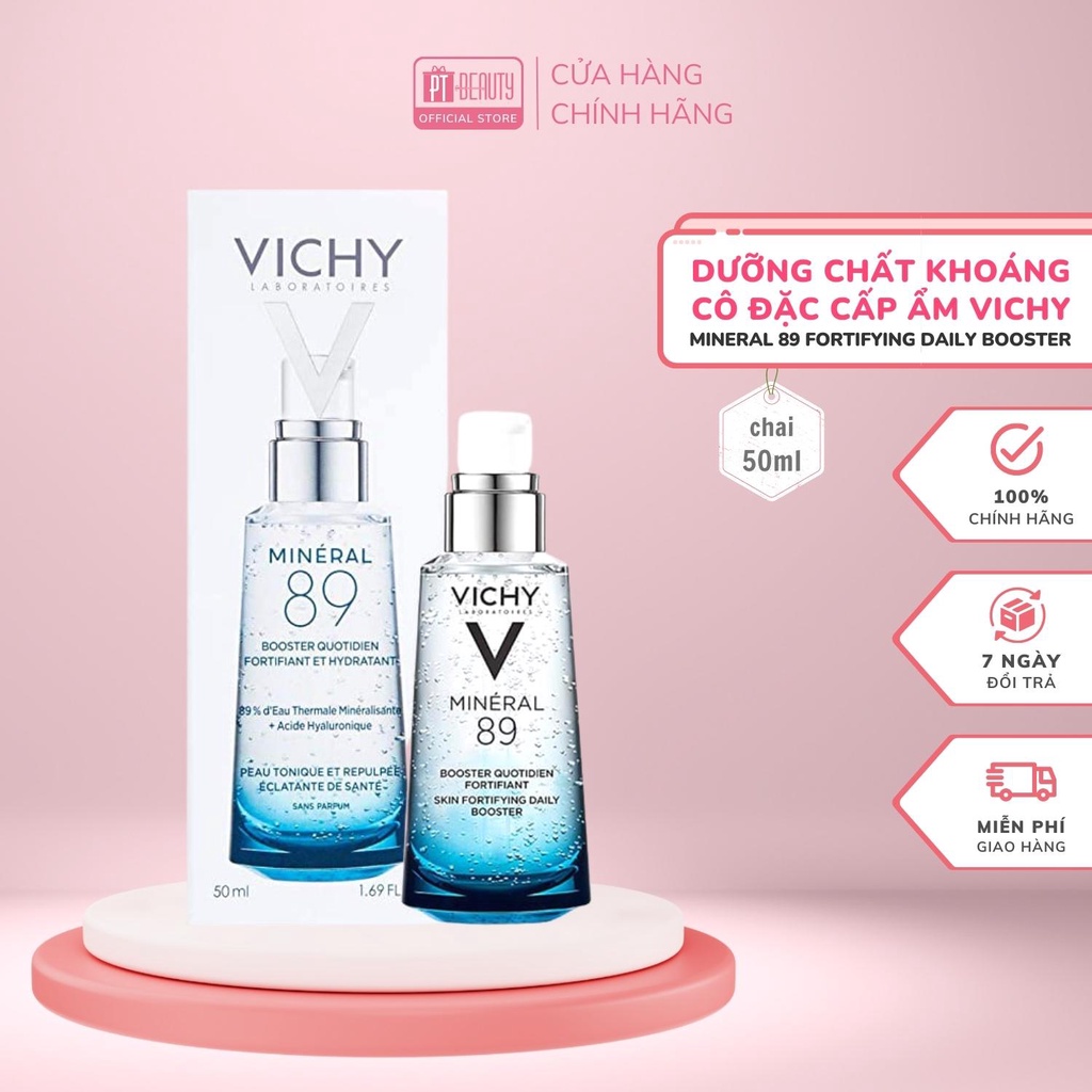 Tinh Chất Khoáng Cô Đặc VICHY Mineral 89 Fortifying Daily Booster 50ml