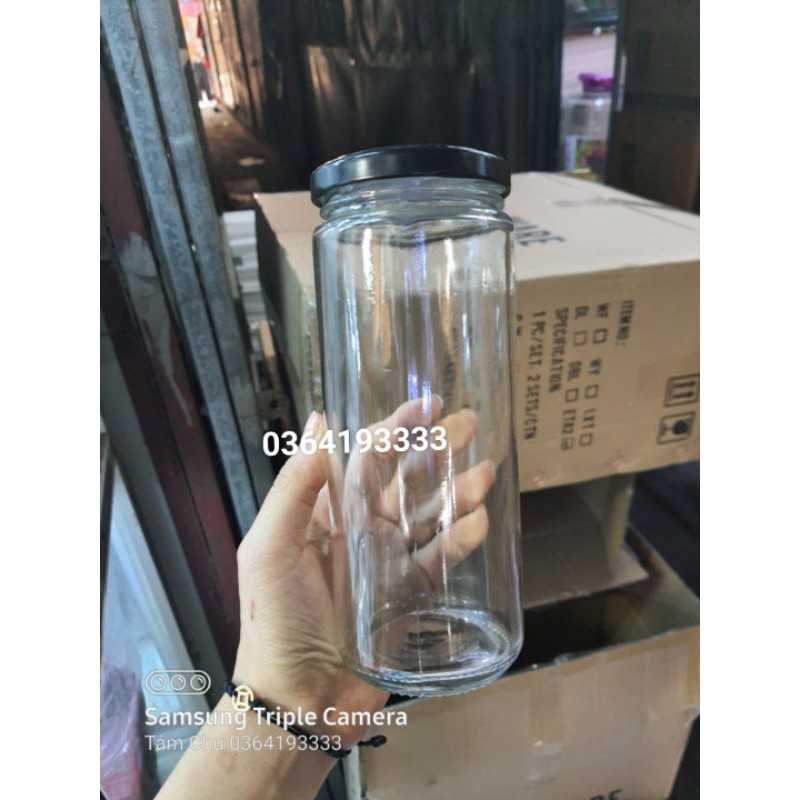 FREESHIP50K Hũ thủy tinh 500ml tròn