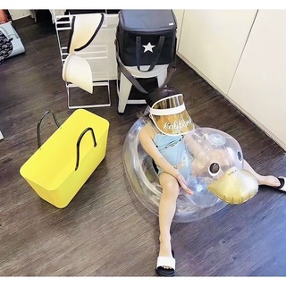 Phao Bơi Vịt Người Lớn Trong Suốt Chống Lật An Toàn Phao Tập Bơi Sống Ảo Sang Chảnh