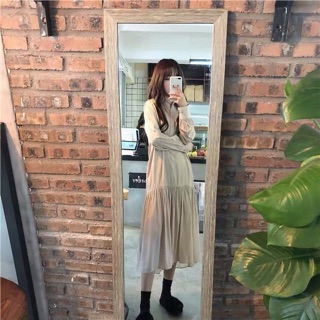 [HÀNG ORDER] SET VÁY VÀ ÁO LEN GILE NỮ TÍNH