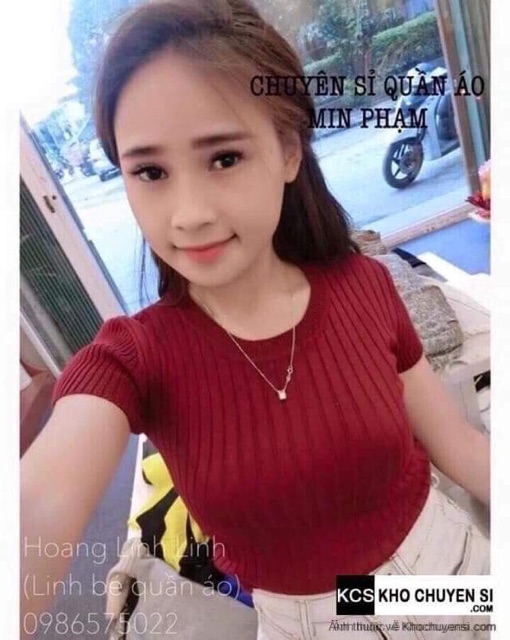 Áo crt thun gân ngắn tay BYD869