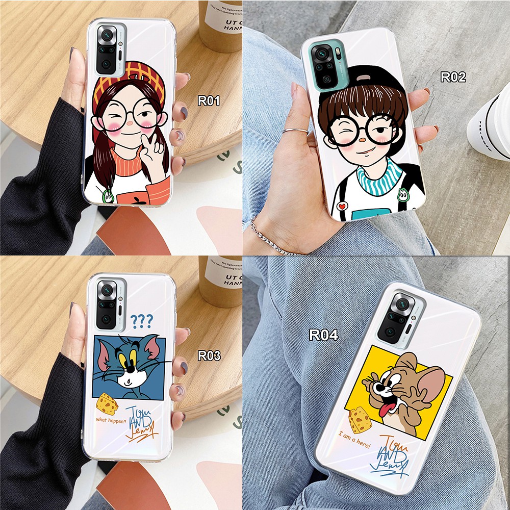 Ốp dẻo trong tách nền Xiaomi Redmi Note 10 - Xiaomi Redmi Note 10 Pro - Xiaomi Redmi Note 10s in hinh cute, dễ thương!!!