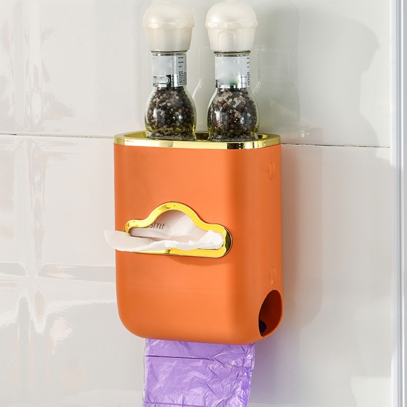 Giá Đỡ Cuộn Giấy Vệ Sinh Gắn Tường Siêu Chắc Màu Cam / Trắng Tiện Dụng Cho Nhà Bếp / Phòng Tắm