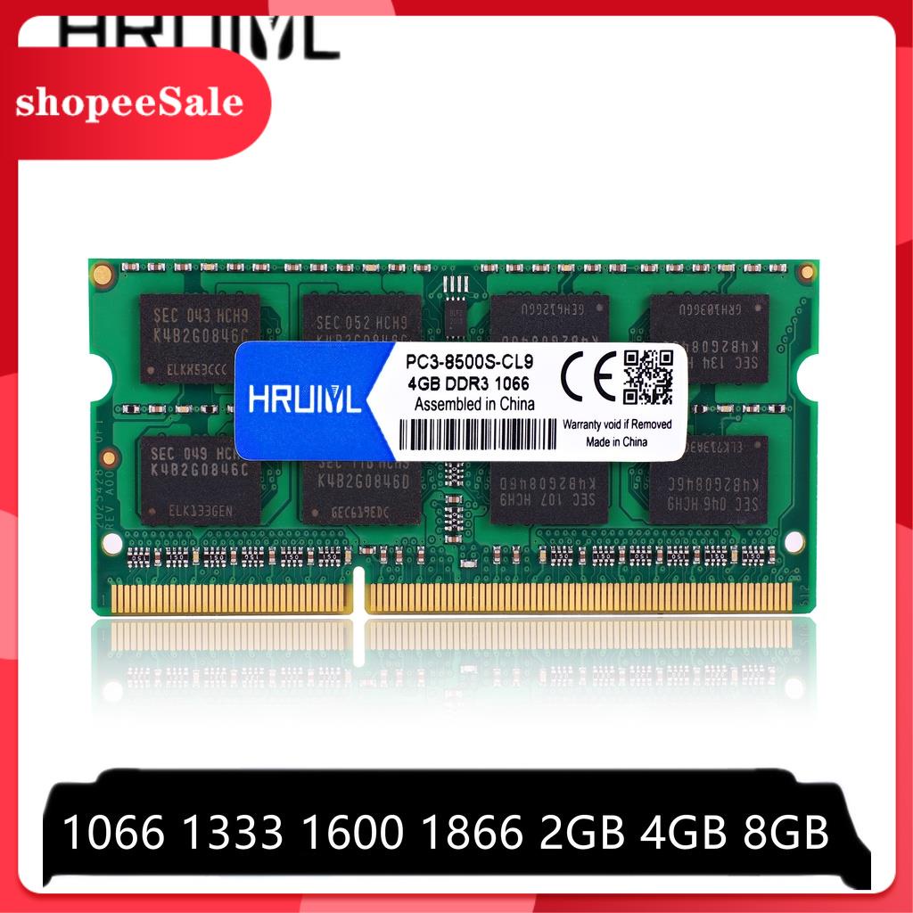 Bộ Nhớ Ddr3 8gb 4gb 2gb Ddr3L 4g 8g 2g 1066mhz 1333mhz 1600mhz Ddr3 Ram Sodimm Cho Laptop
