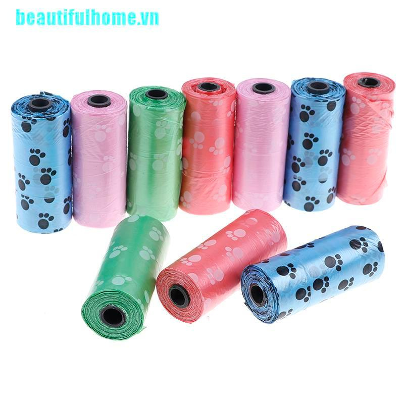 Cuộn 10 túi đựng rác vệ sinh tiện dụng