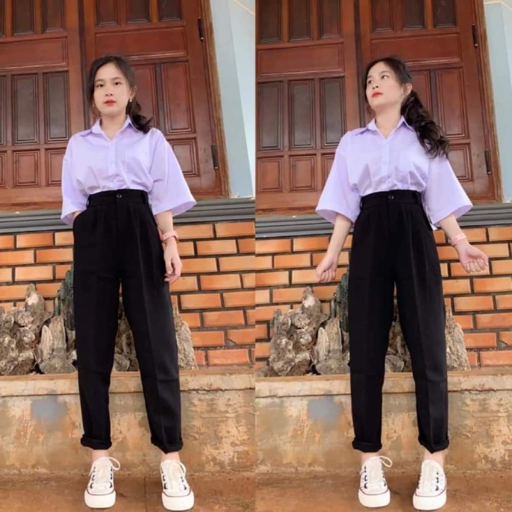 QUẦN TÂY,  QUẦN NÚT, QUẦN BAGGY TÂY ĐI HỌC, ĐI LÀM LƯNG SIÊU CAO,  QUẦN BAGGY NỮ | BigBuy360 - bigbuy360.vn