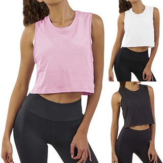Áo Croptop sát nách thể thao thiết kế dây chắc chắn an toàn