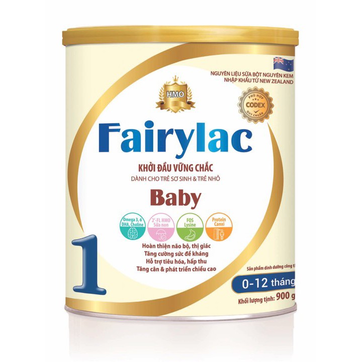 Sữa bột Fairylac số 1 900g