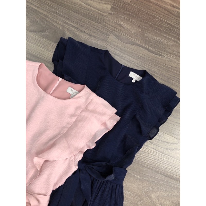 Đầm midi Hobbs tay bèo