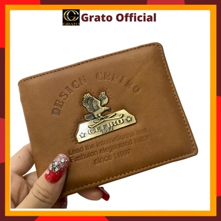 𝗗𝗔 𝗧𝗛ậ𝗧- ví da bò cao cấp cerfiro dbcern9, bóp nam loại đẹp hàng hiệu chất lượng - grato leather