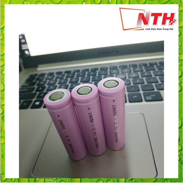 PIN HỒNG 3.7V ĐẦU BẰNG