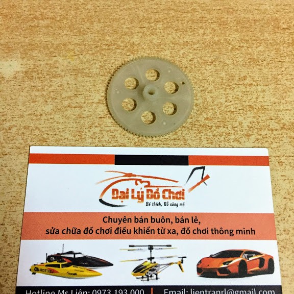 Bánh răng đường kính 34.5mm x 3mm dành cho máy bay 6 cánh HuaJun HJ816