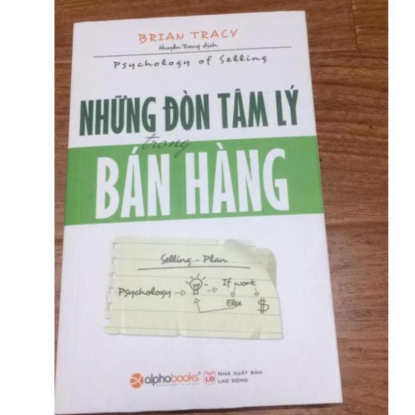 Sách Những đòn tâm lý trong bán hàng - Brian Tracy (Tái bản cập nhật 2021) [AlphaBooks]