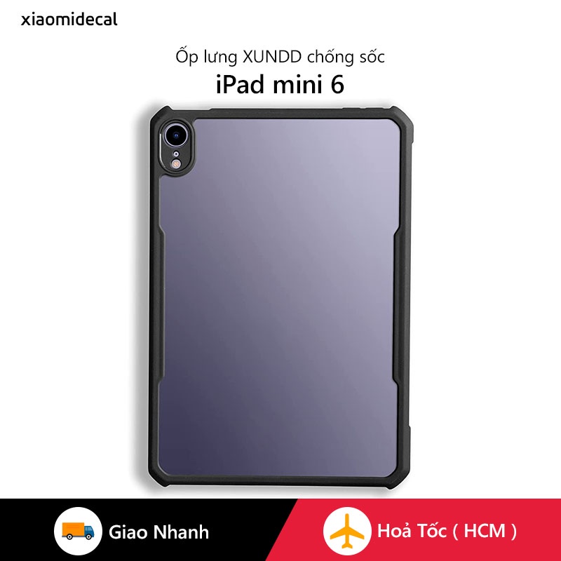 Ốp lưng XUNDD iPad mini 6 ( 2021 ) Mặt lưng trong, Viền TPU, Chống sốc
