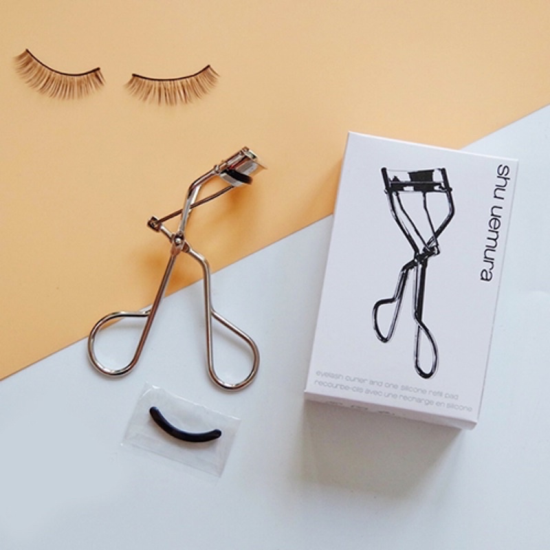 (Tặng dao cạo lông mày)Kẹp Bấm Mi Shu Uemura Eyelash Curler( được kèm thêm 1 miếng đệm)