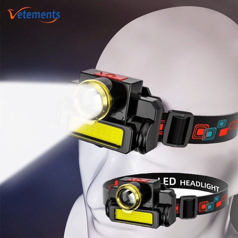 Đèn LED Đeo Đầu Mini Có Thể Sạc Lại Bằng Cổng USB Tiện Dụng Và Bền