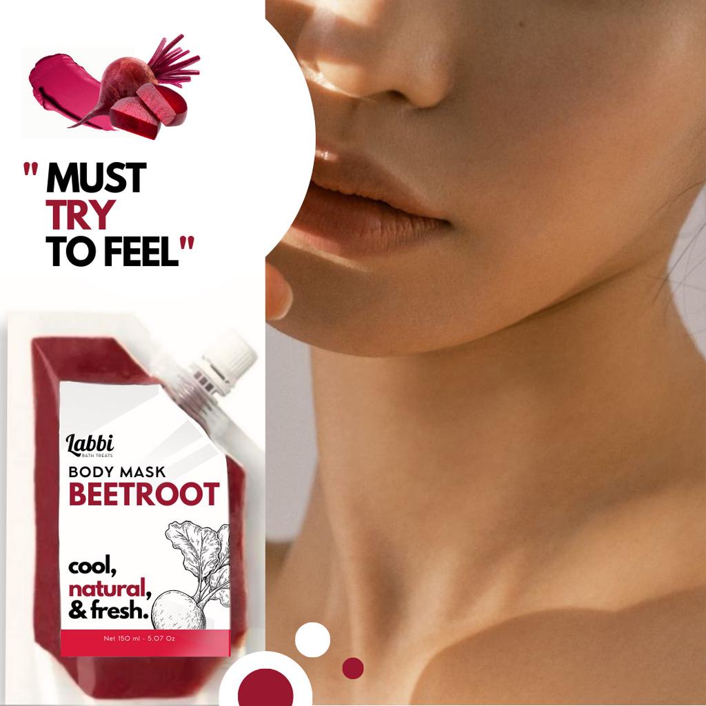 Mặt nạ dưỡng thể Củ dền - BEETROOT BODY MASK - Labbi Bath Treats