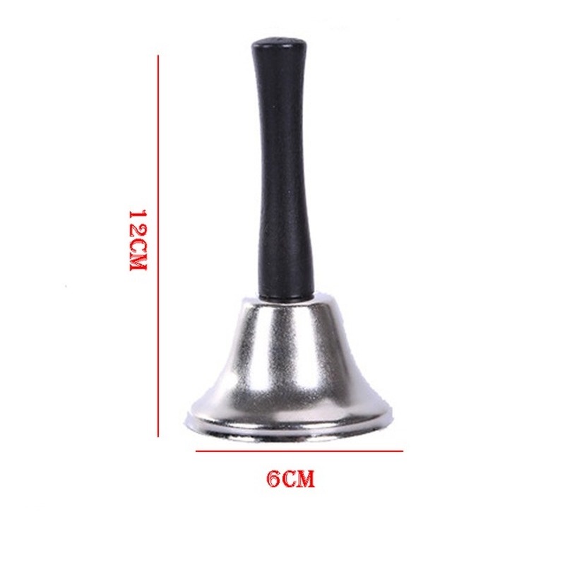 Chuông Cầm Tay Bằng Kim Loại Tay Cầm Gỗ Hình Ông Già Noel / Ông Già Noel Trang Trí Tiệc Giáng Sinh