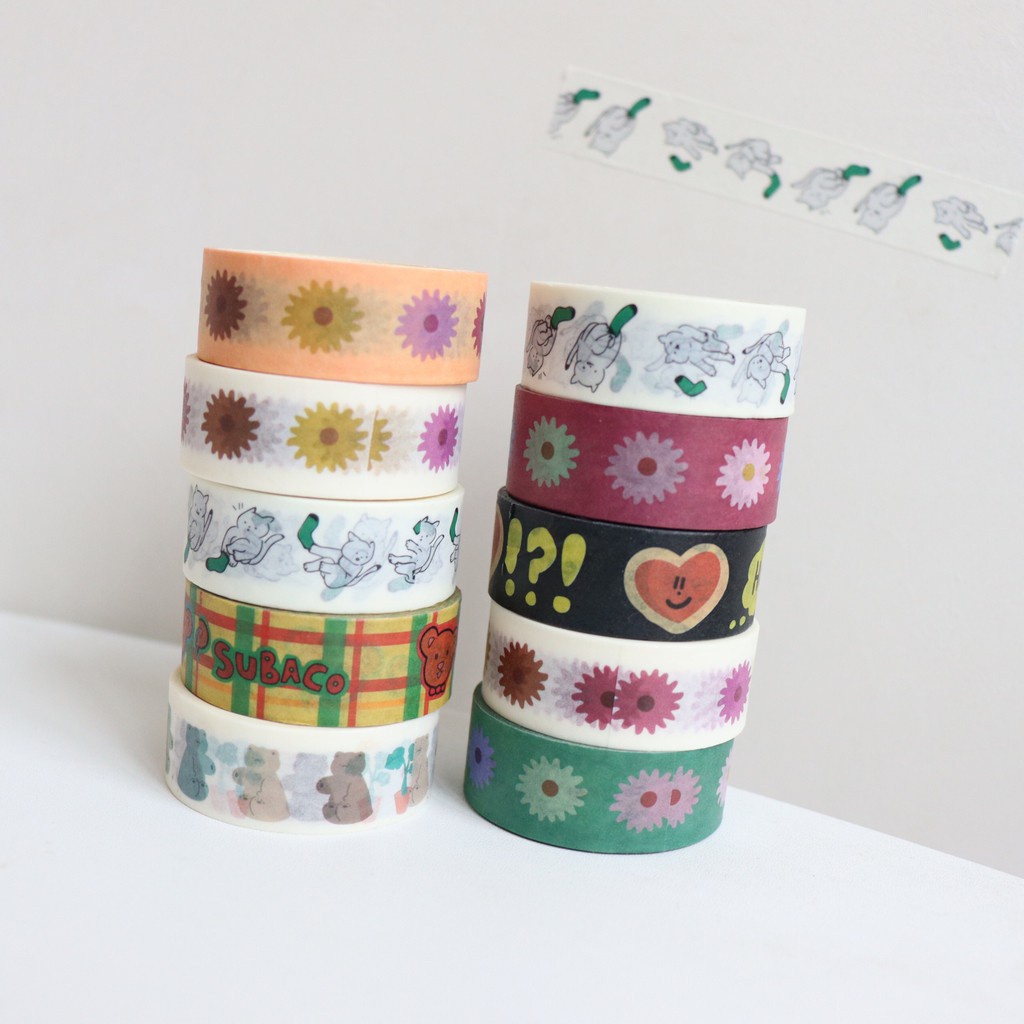 DIY GaLiCiCi decorative tape / flower sticker / beauty sticker