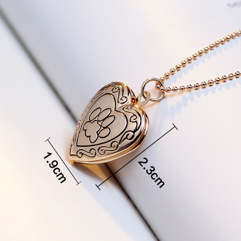 Dây Chuyền Mặt Khung Ảnh Trái Tim